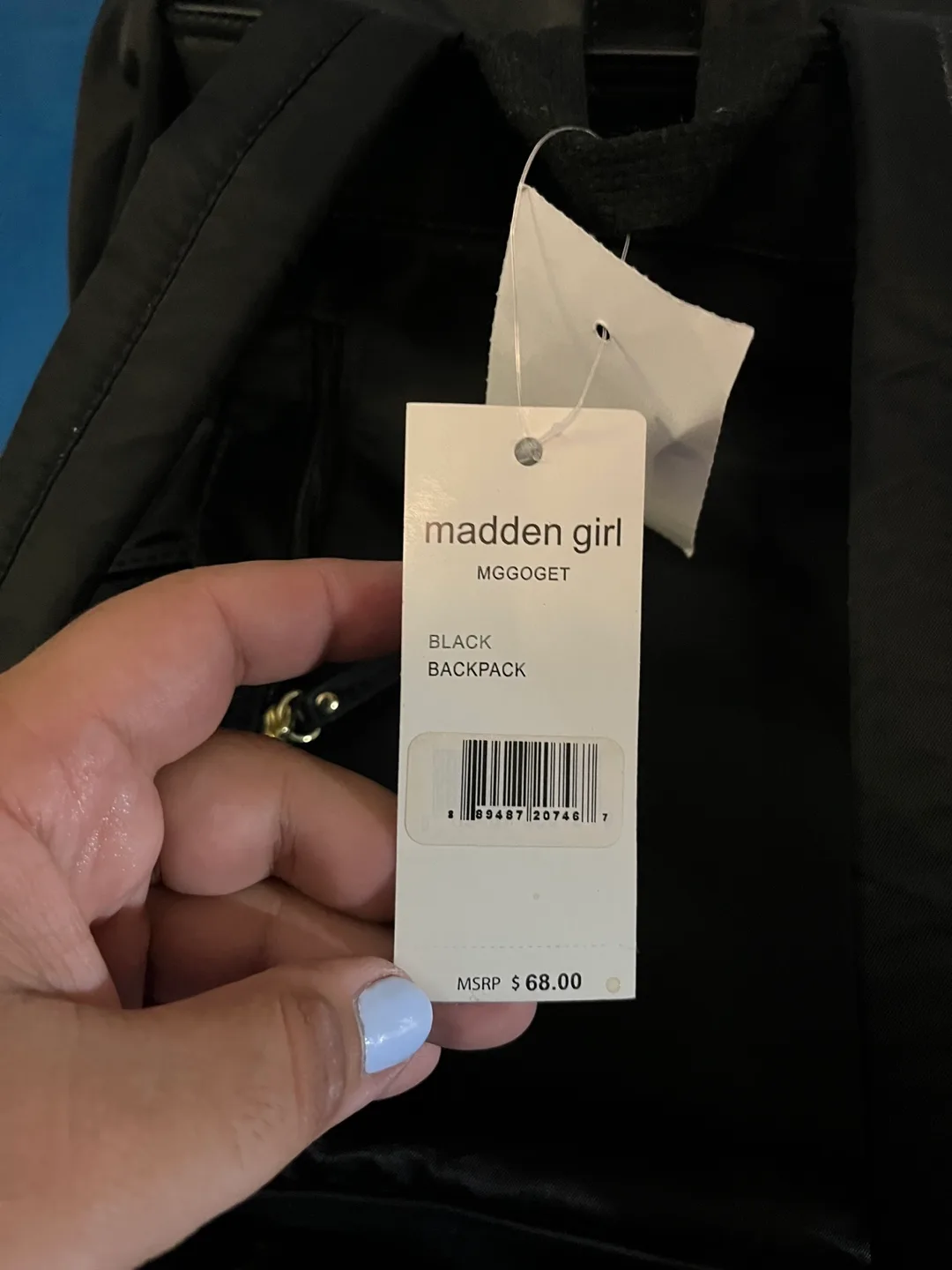 Madden Girl Black Backpack - New with Tags! image indicator(3)