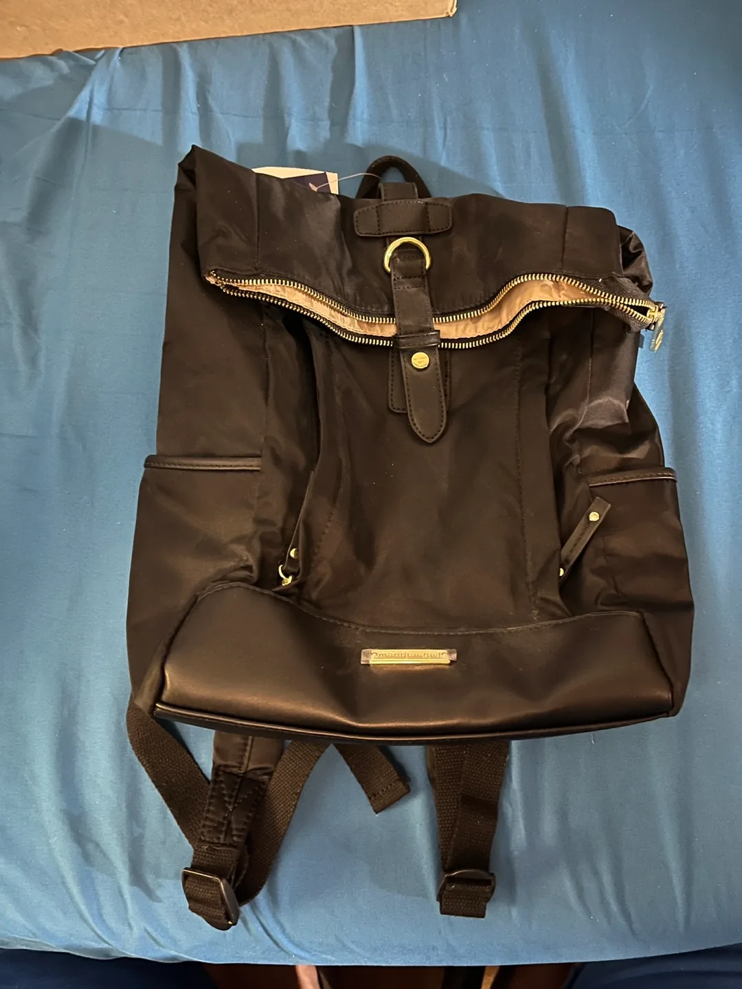 Madden Girl Black Backpack - New with Tags! thumbnail