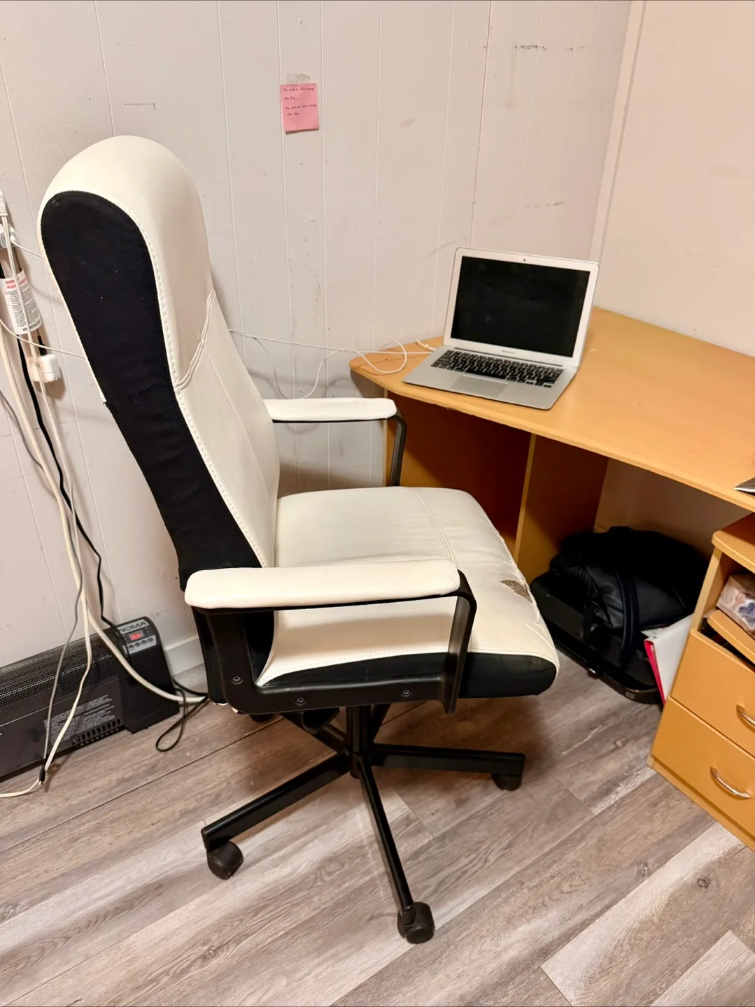 Office/ Study Chair - White thumbnail