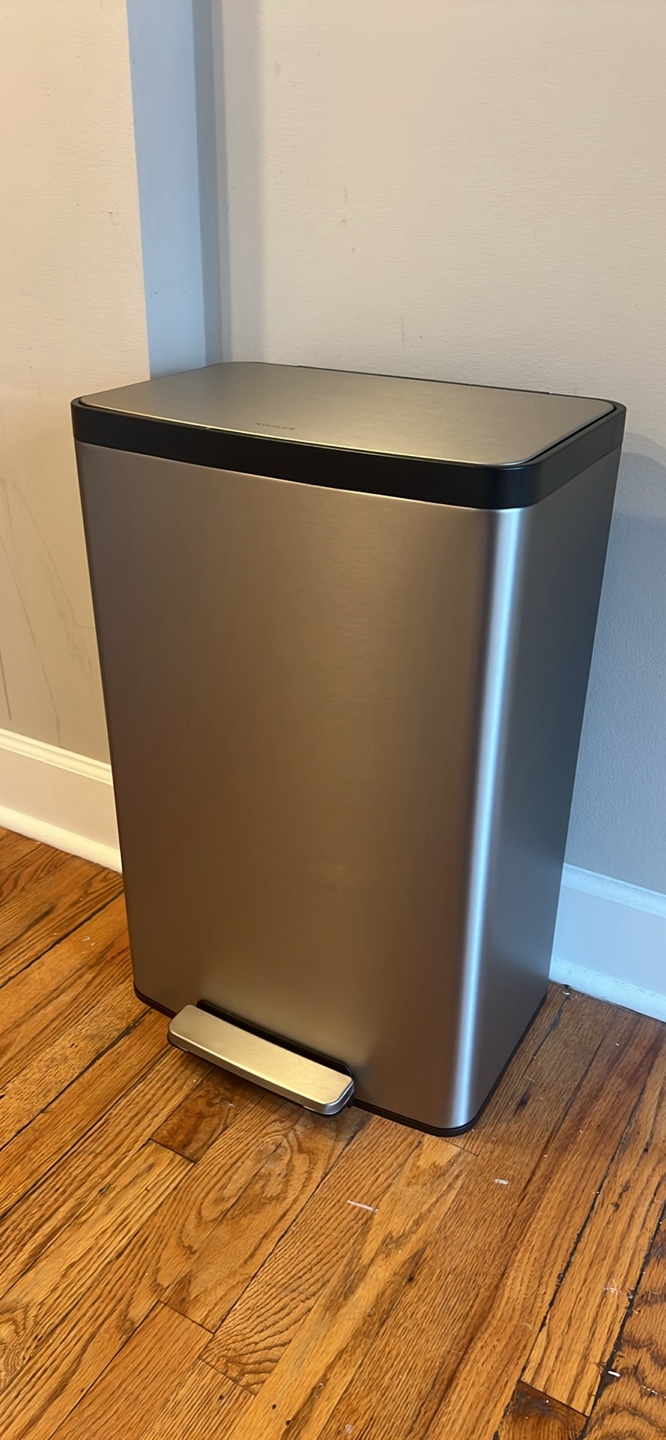 KOHLER 13-Gallon Stainless Steel Step Can