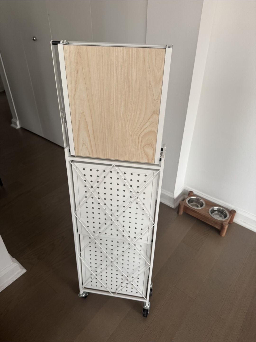 White Folding Shelf Unit - photo 3