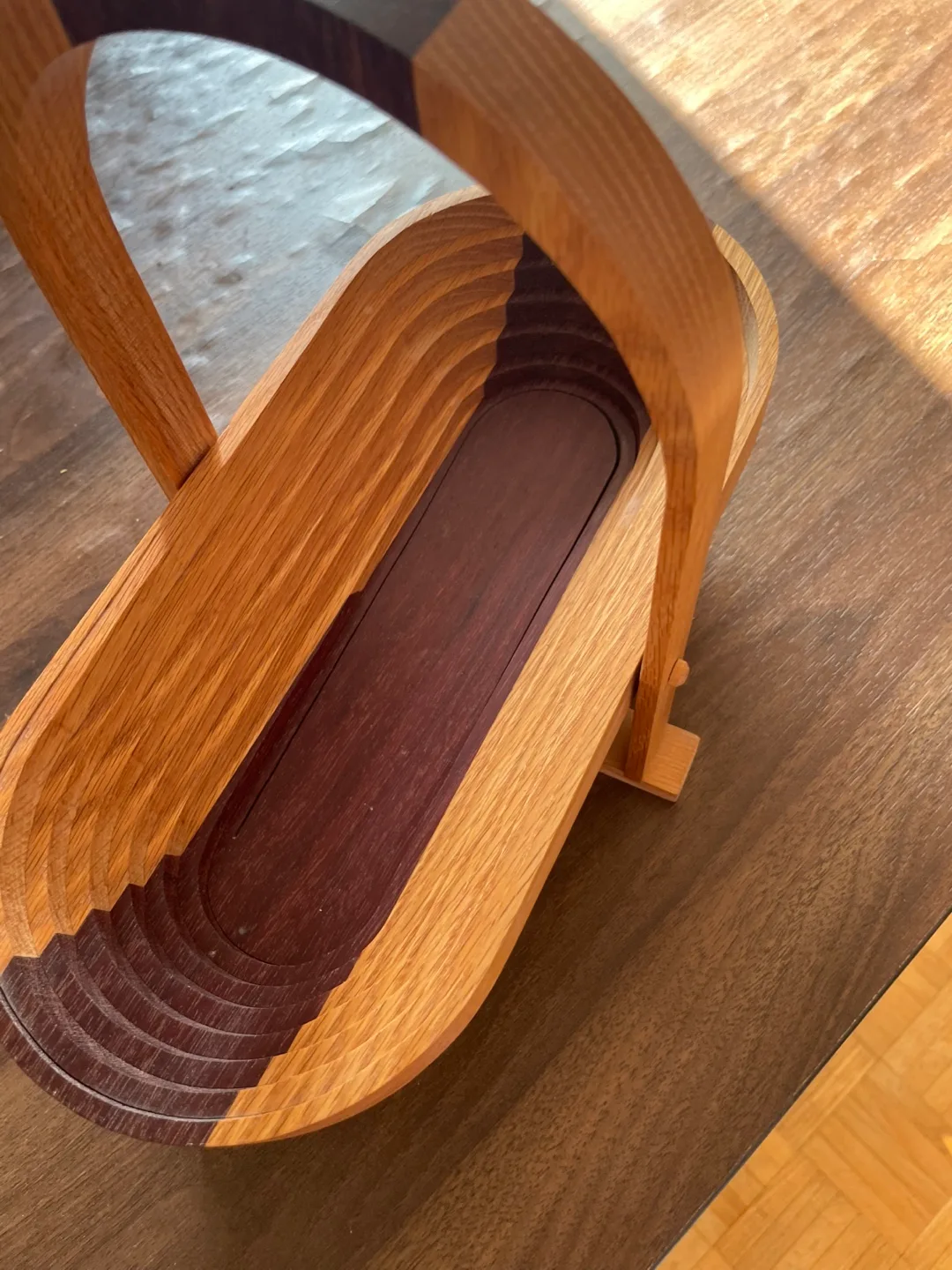 Wooden Collapsible Basket thumbnail