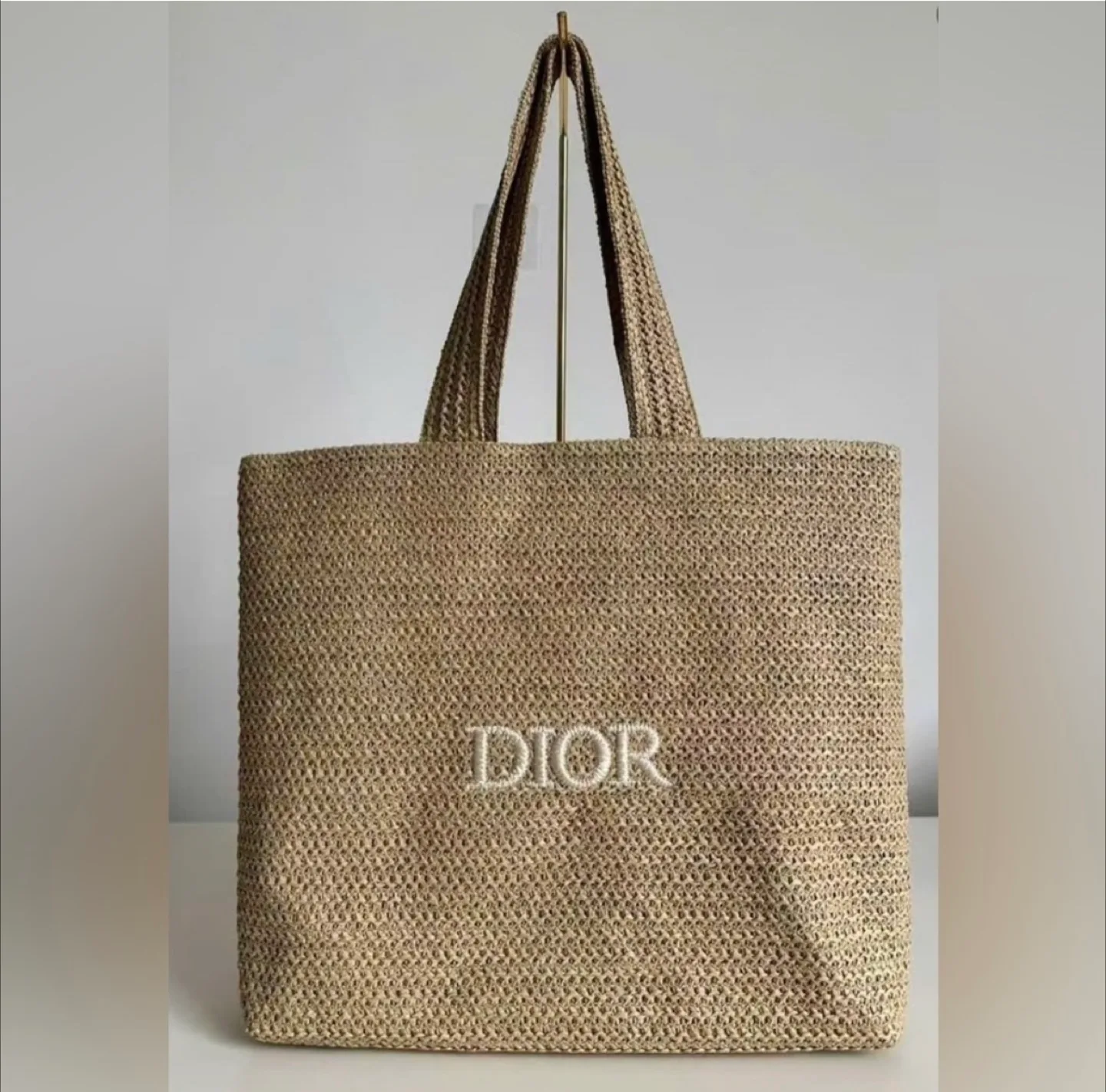 Dior Straw Tote Bag & Pouch Set image indicator(2)