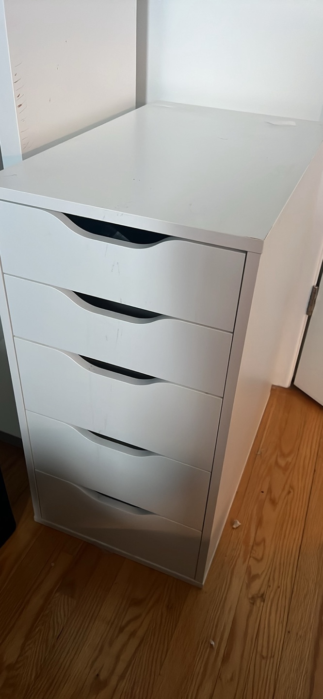IKEA Alex White Drawer Unit
