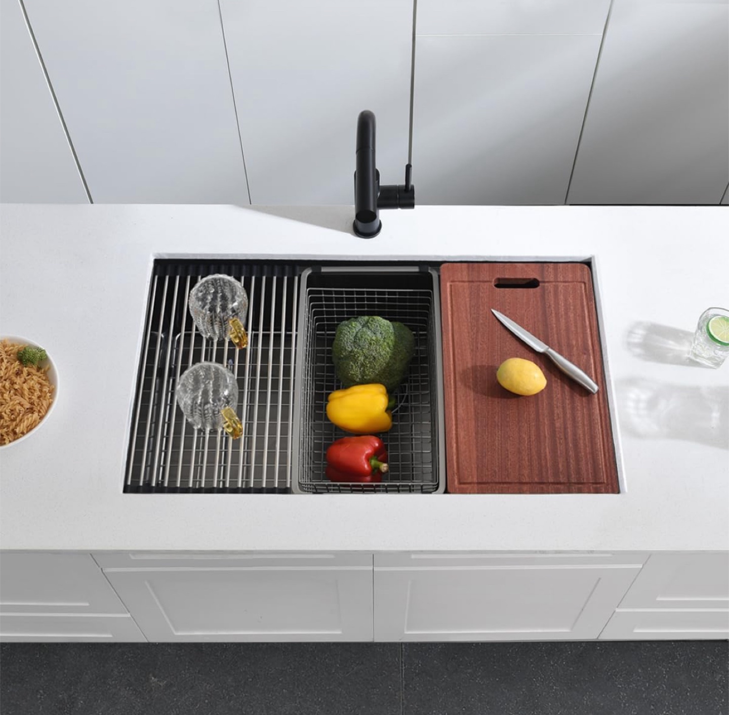 30” x 19” Undermount Kitchen Sink, Handmade Stainless Steel NEW - photo 5