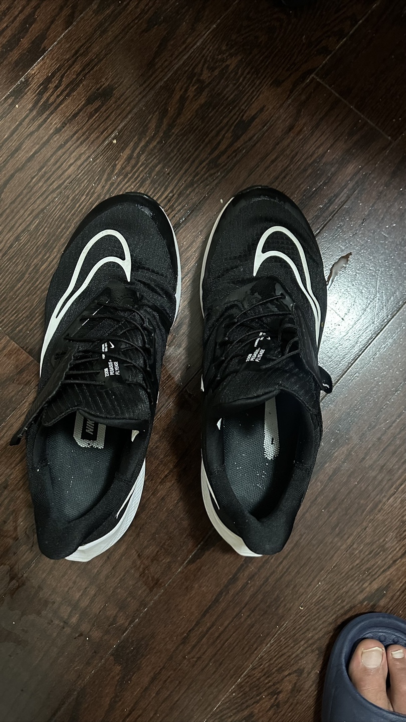 Nike Zoom pegasus flyease black running shoes - US 12 - photo 2