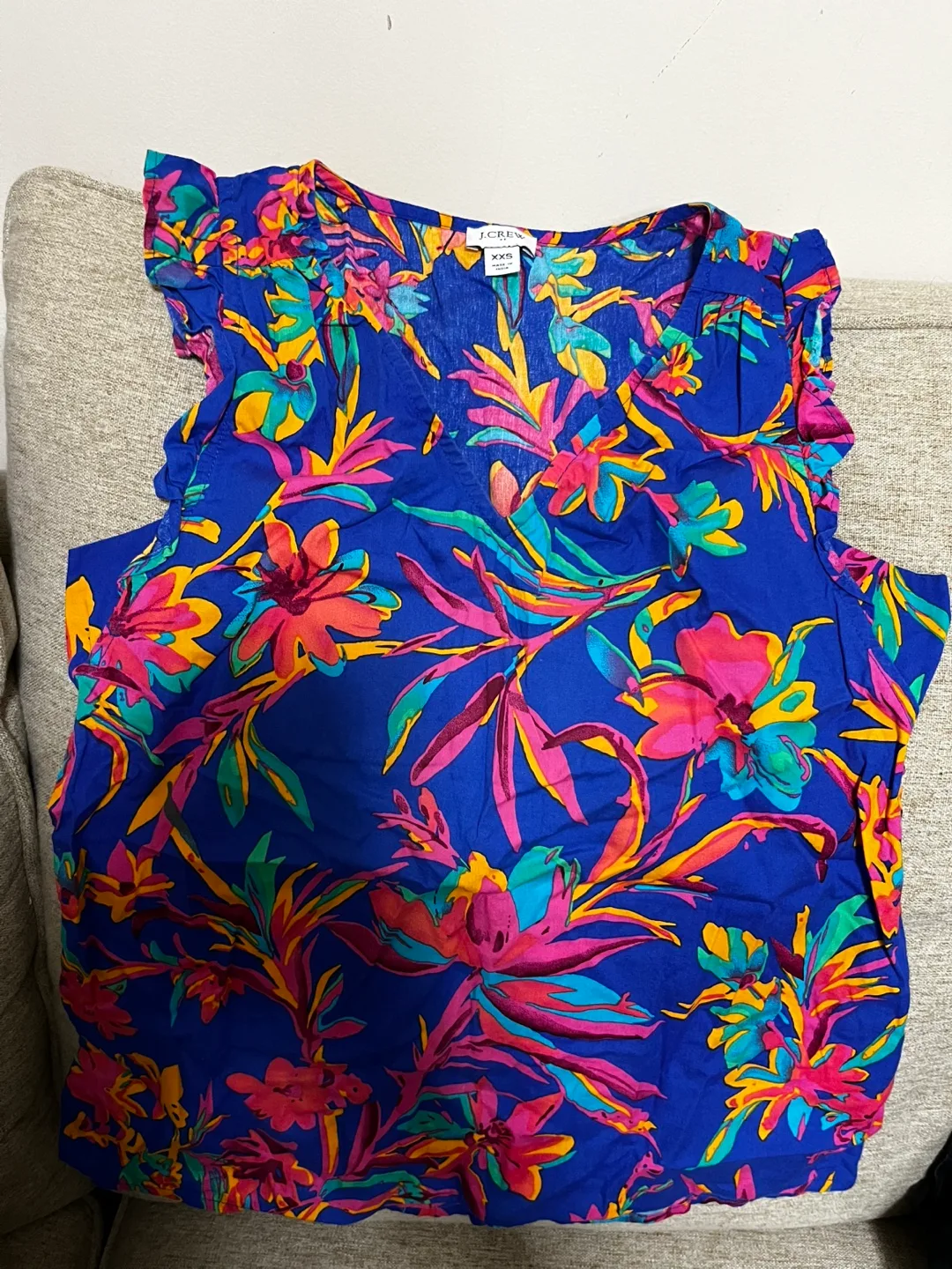 J.Crew Floral Top - Size XXS