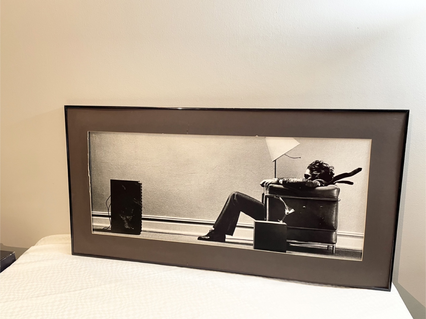 Maxell blown away poster framed . 40x20 . - photo 3
