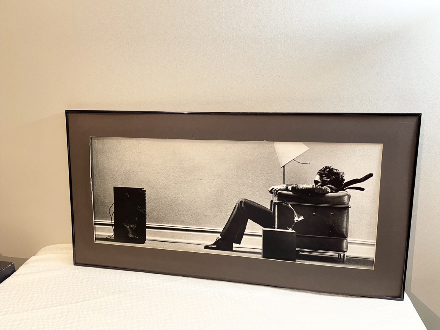 Maxell blown away poster framed . 40x20 . - photo 2