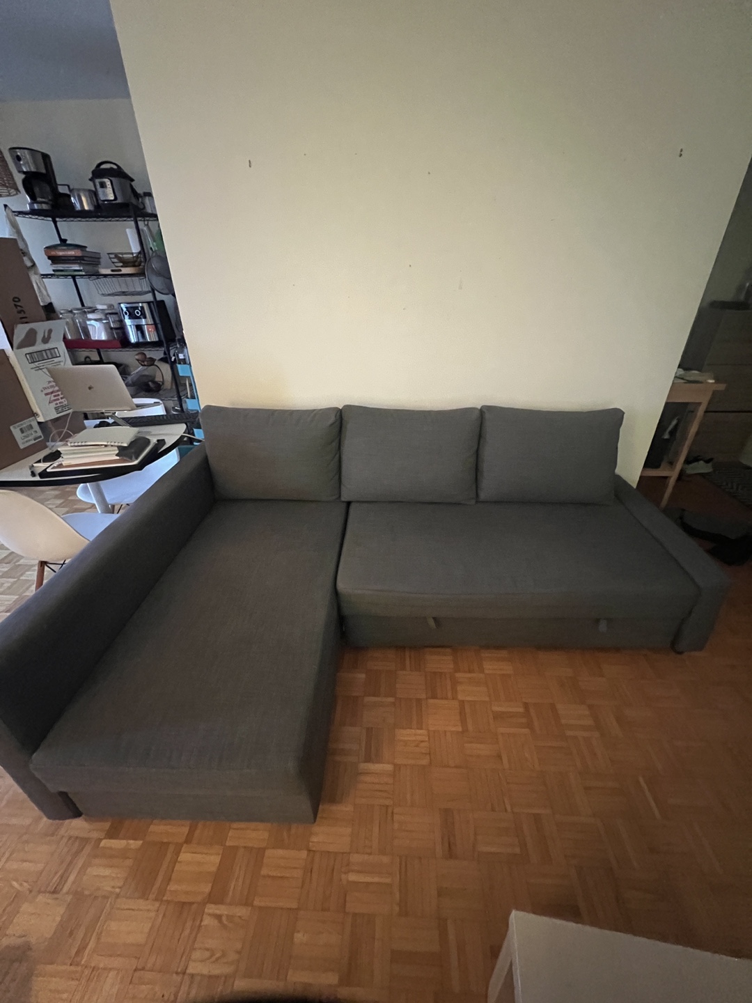 IKEA Friheten Sleeper Sectional Sofa - Grey