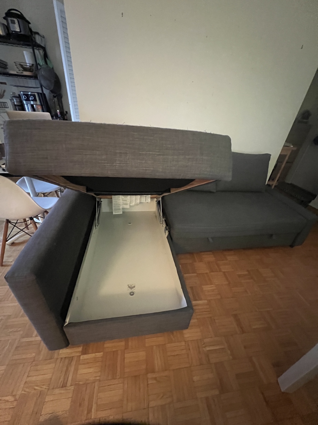 IKEA Friheten Sleeper Sectional Sofa - Grey - photo 2