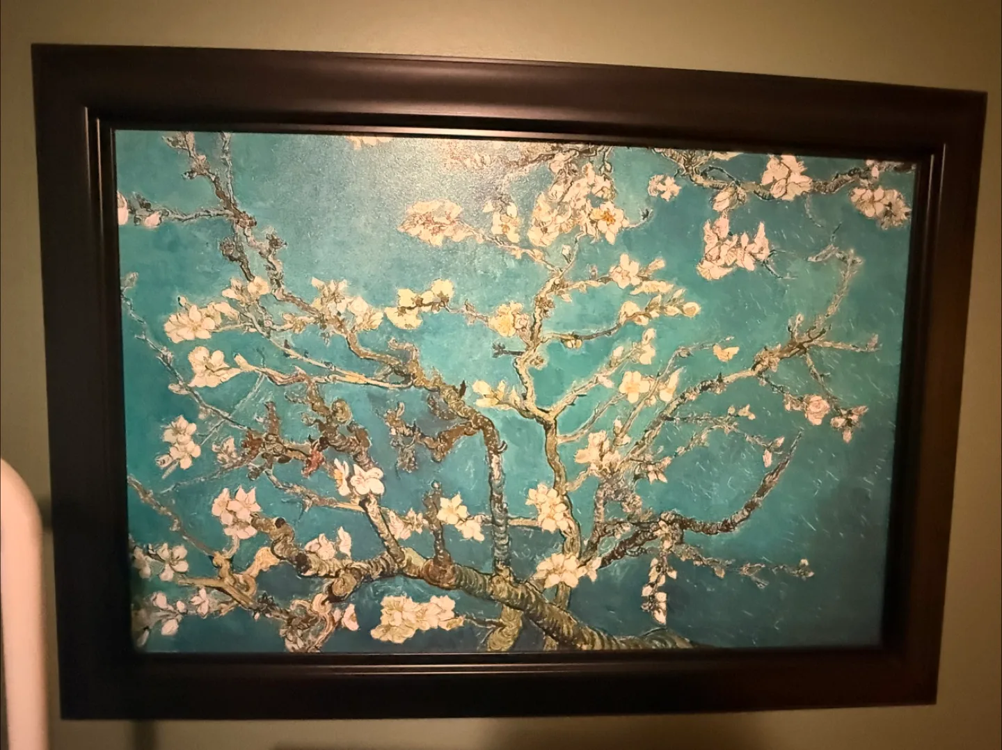 Framed Almond Blossom Painting thumbnail