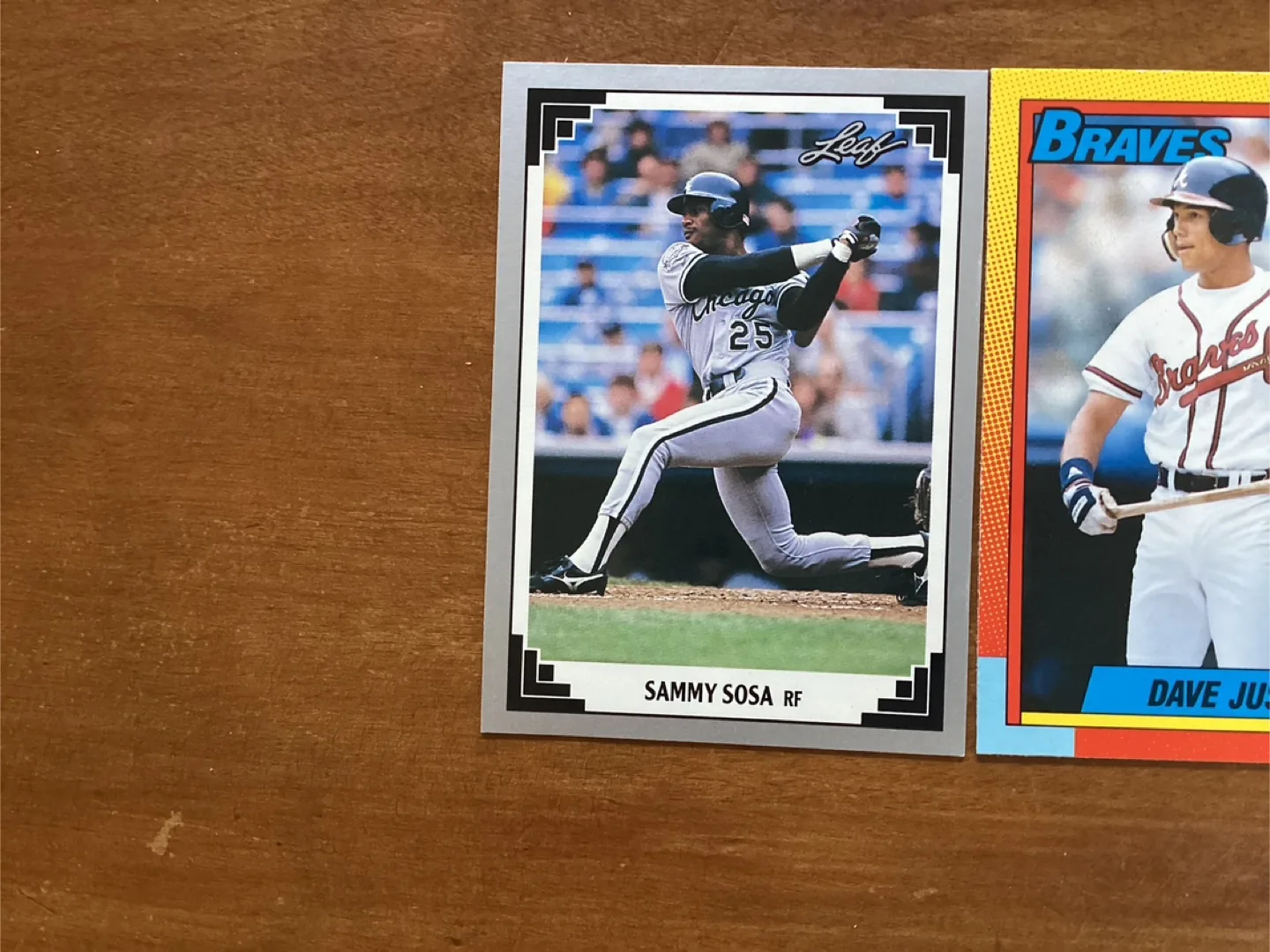 Sammy Sosa #321, Randy Johnson #381 & Dave Justice #48T Catds image indicator(2)
