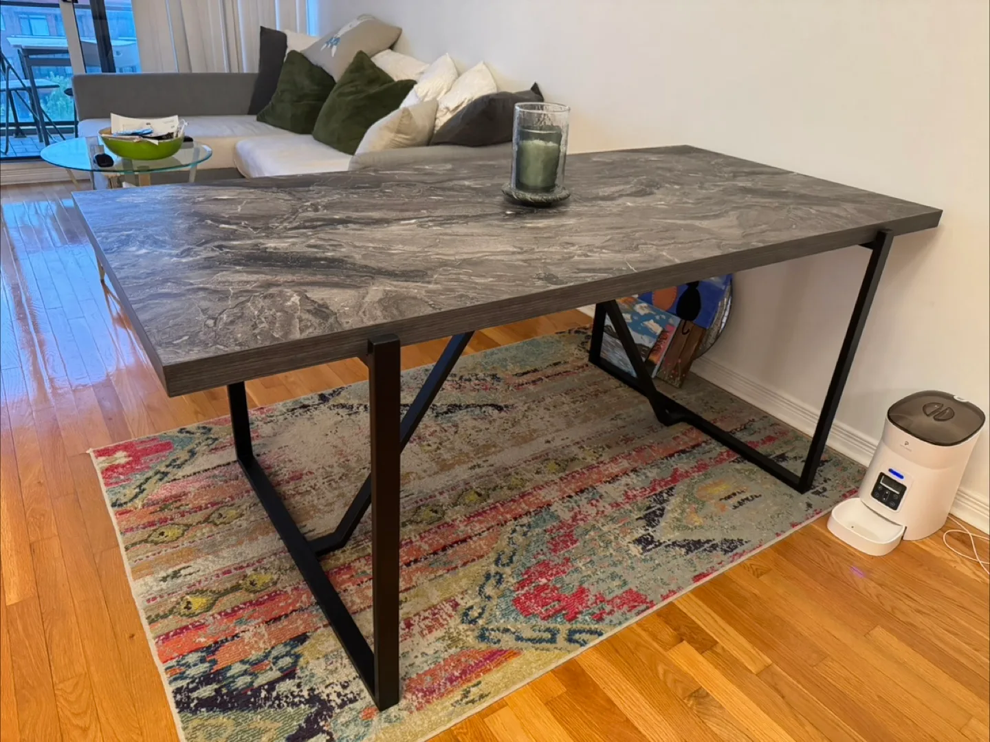Structube Arda Faux Concrete Dining Table thumbnail