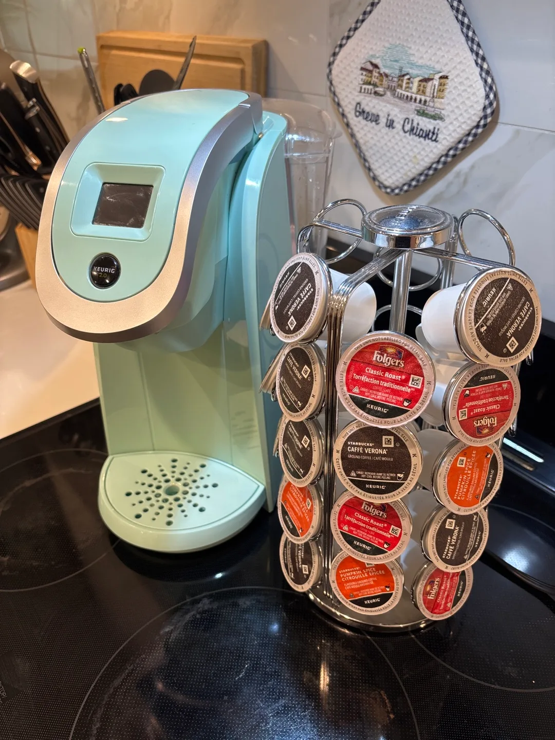 Keurig 2.0 Single Serve Coffee Maker and K-Cup Holder - Mint image indicator(3)