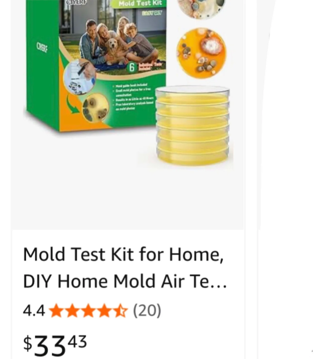 DIY Mold Test Kit image indicator(6)