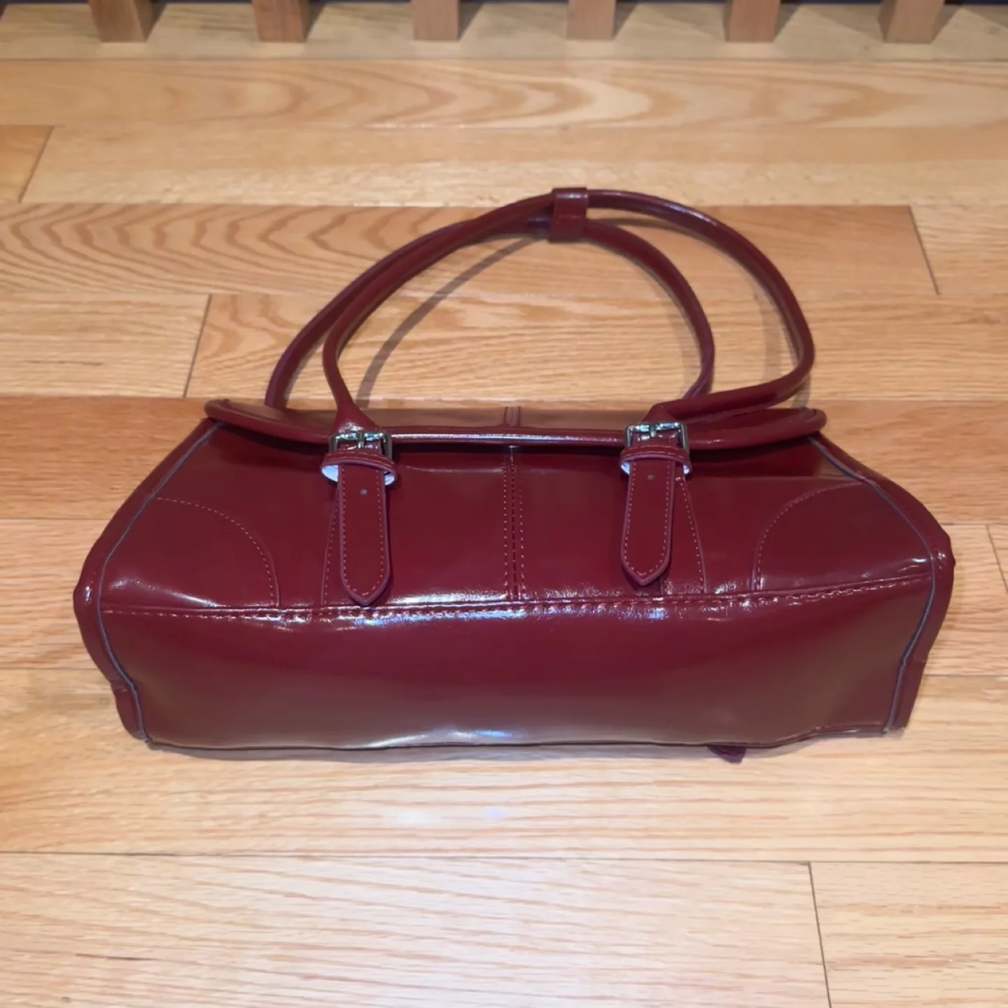 Leather Burgundy Shoulder Bag 2025 fall image indicator(8)