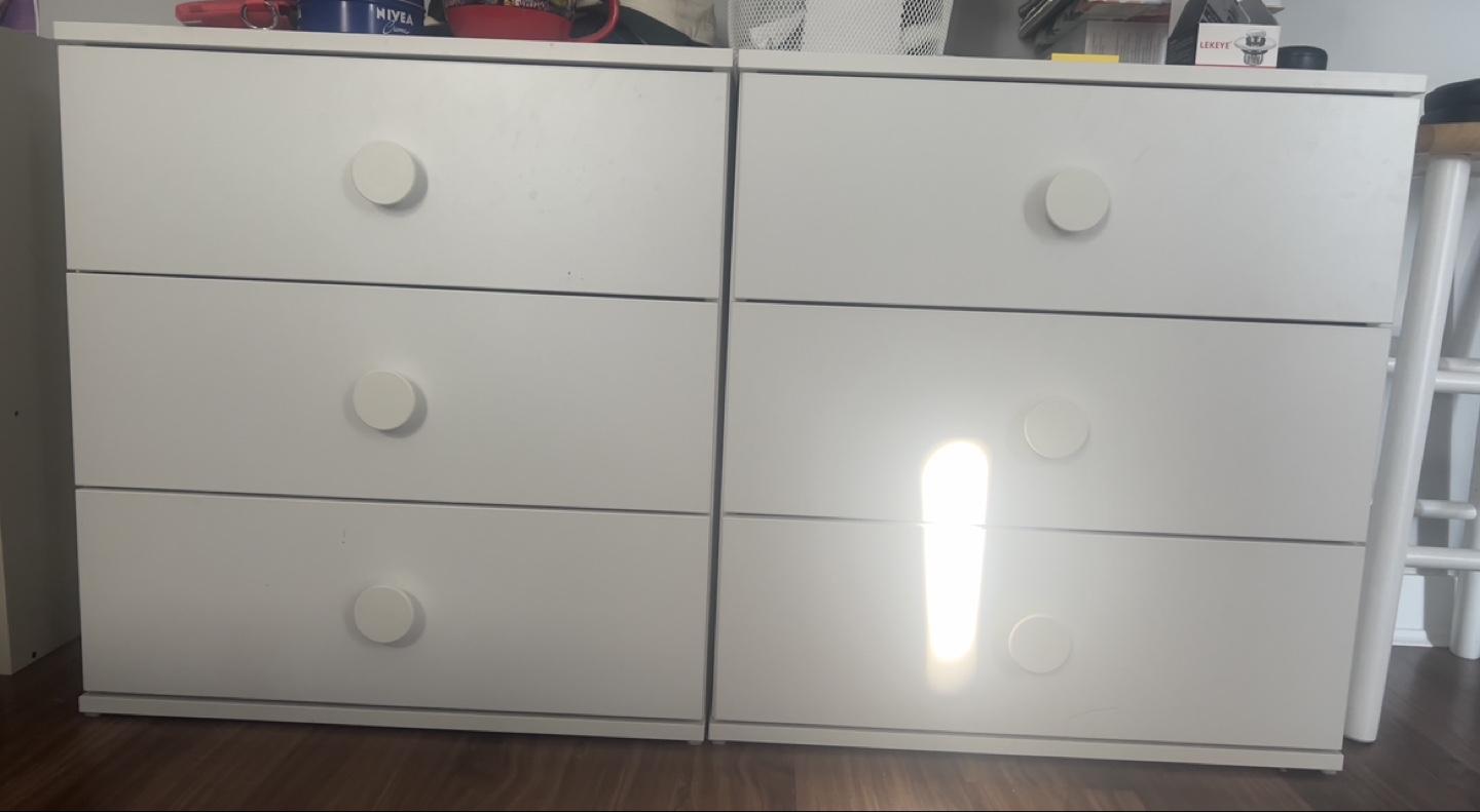 Ikea White 6-Drawer Dresser