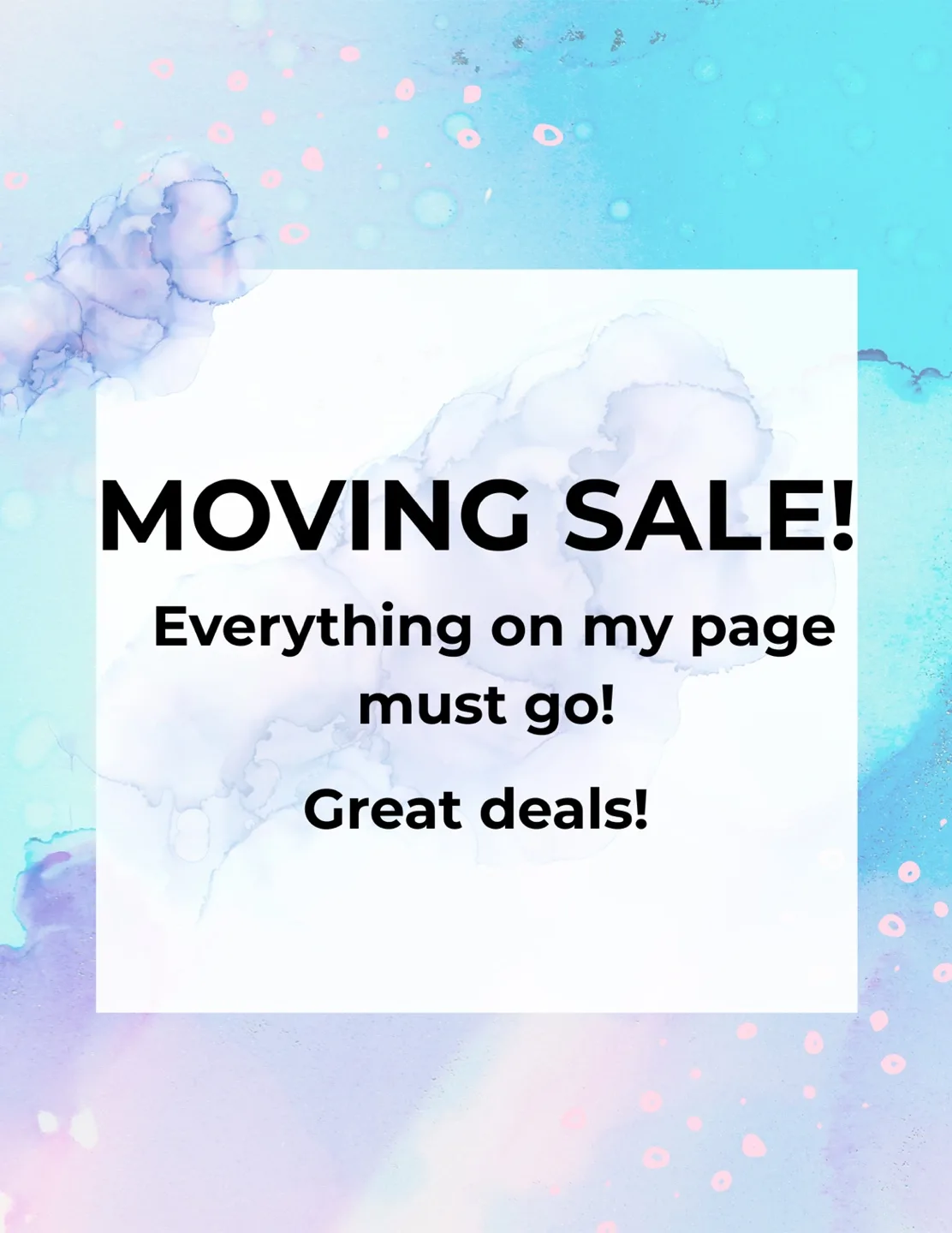 💥MOVING SALE💥 thumbnail