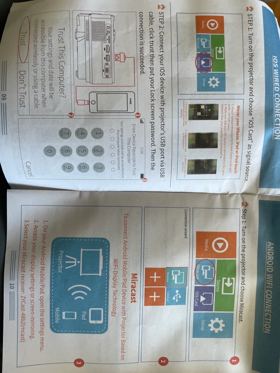 Jinhoo M10 WiFi Projector image indicator(6)