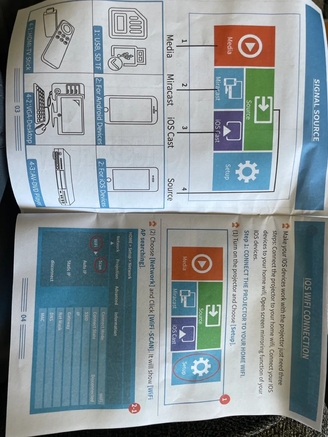Jinhoo M10 WiFi Projector image indicator(3)