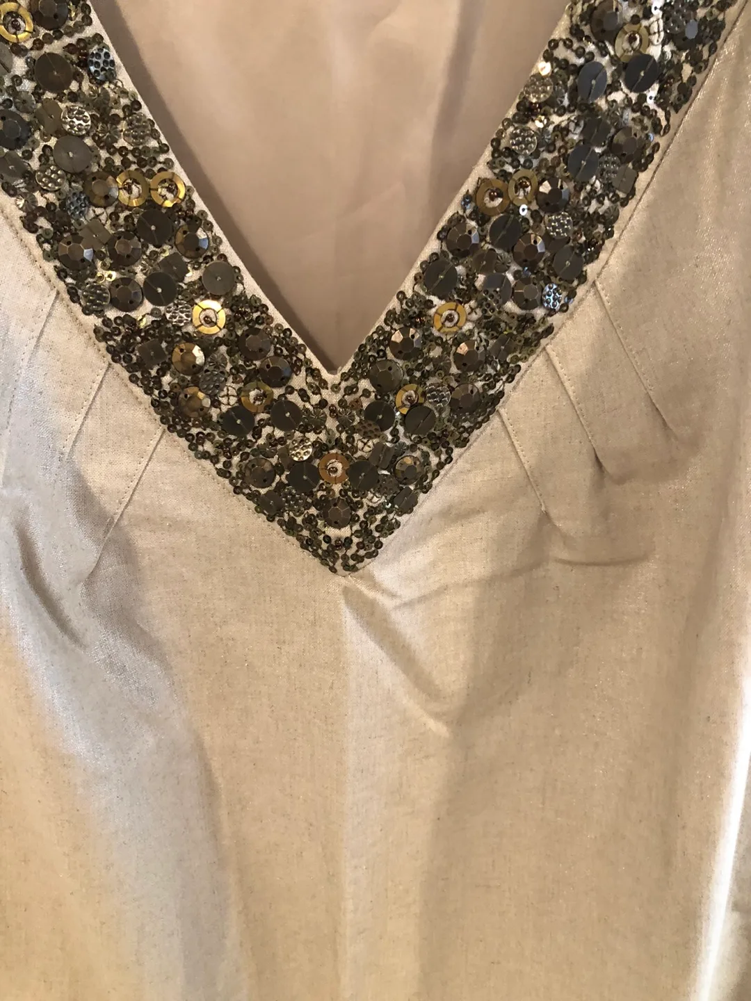 Worthington Beige Dress - Size 16 image indicator(2)