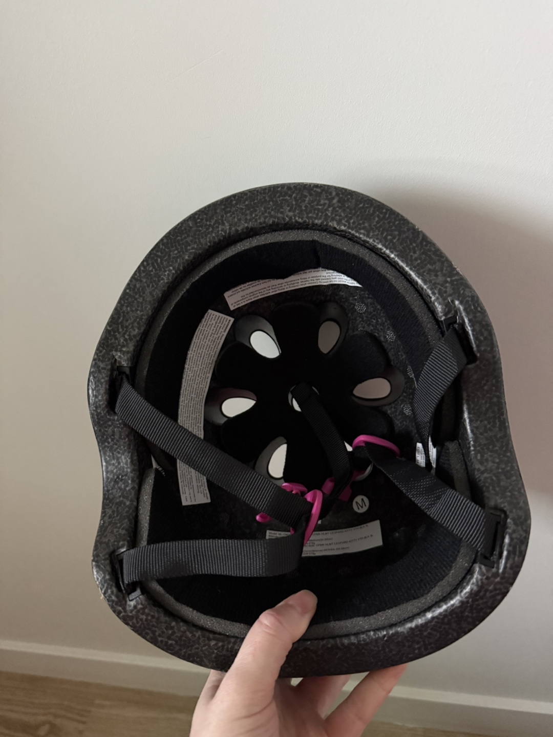 Harsh Kids Helmet - Black with Cat Ears - Size M - photo 3