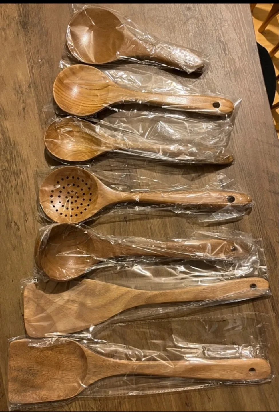Wooden spoons set of 7 ( ‼️send offer‼️) image indicator(4)
