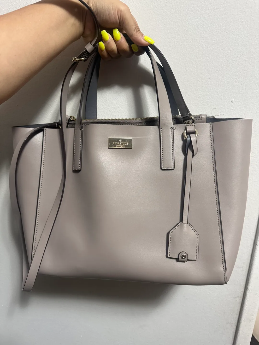Kate Spade Grey Tote Bag thumbnail