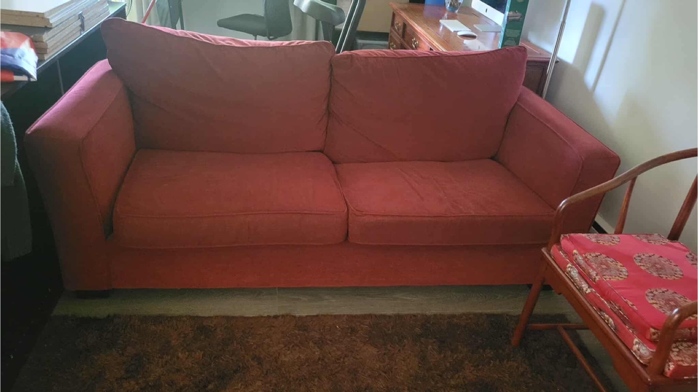 Red couch