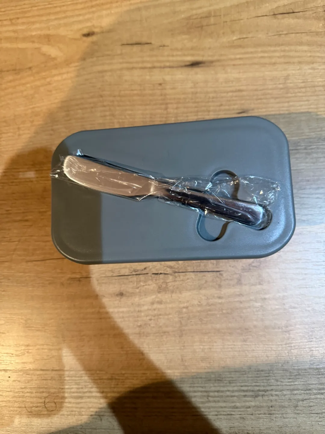 Butter Dish with Spreader - Grey image indicator(2)