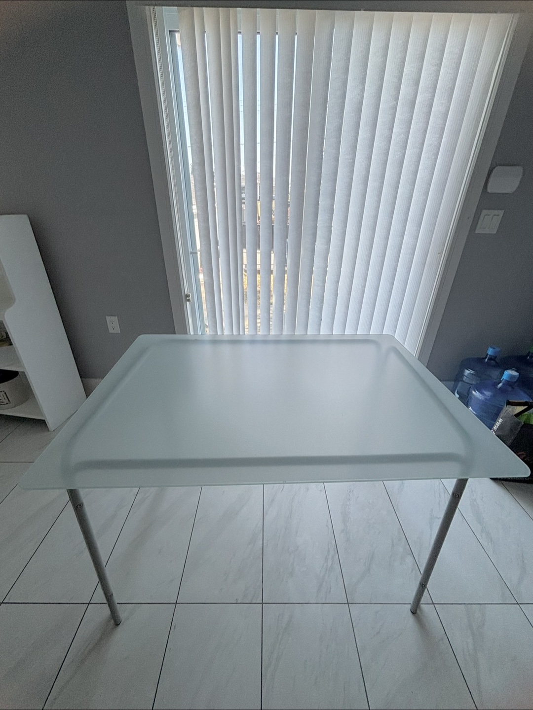 Glass Top Dining Table