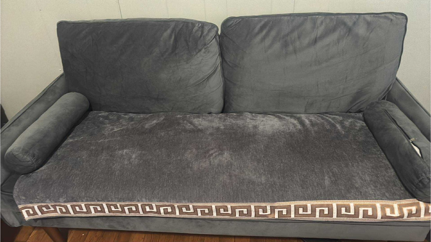 Grey Loveseat Sofa