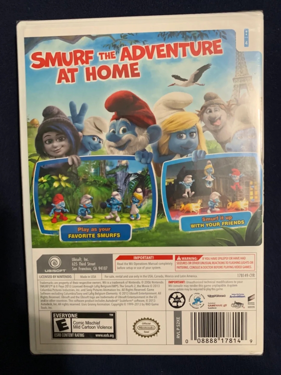 Factory Sealed The Smurfs 2 - Nintendo Wii image indicator(2)