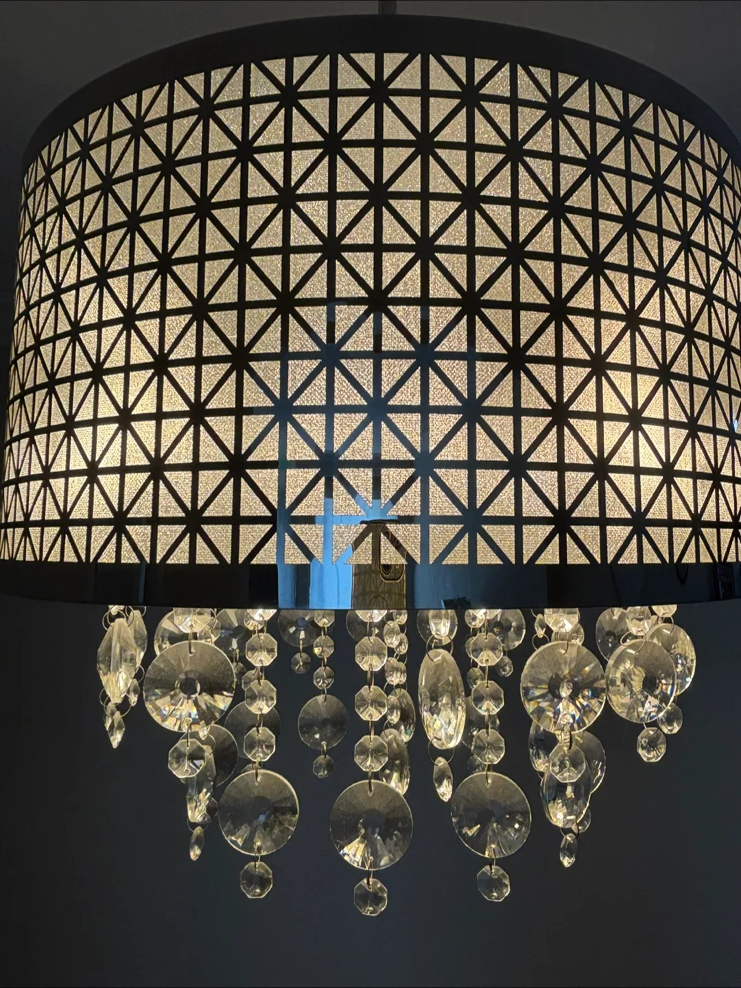 Drum Chandelier with Crystal Accents image indicator(6)