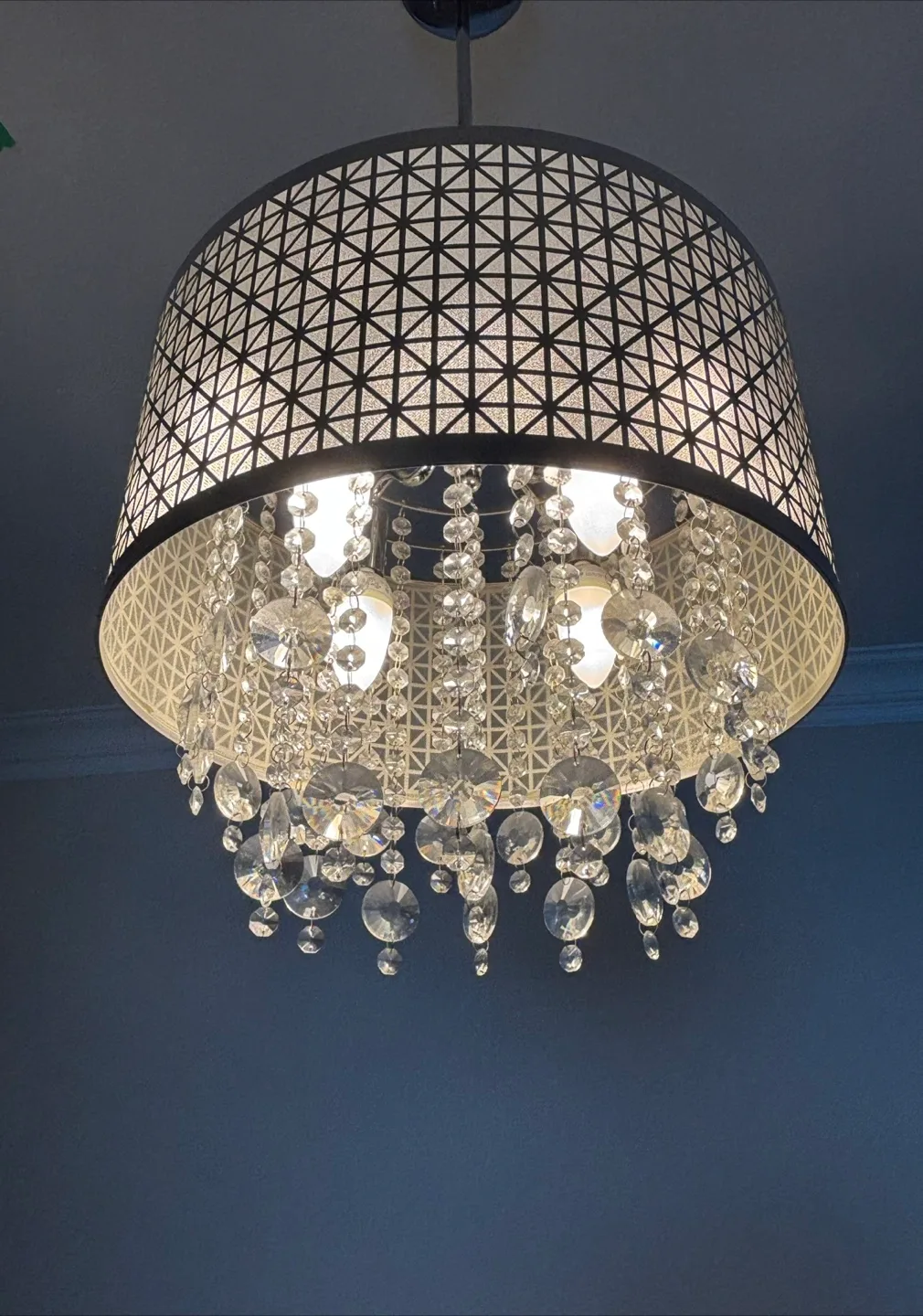 Drum Chandelier with Crystal Accents image indicator(7)