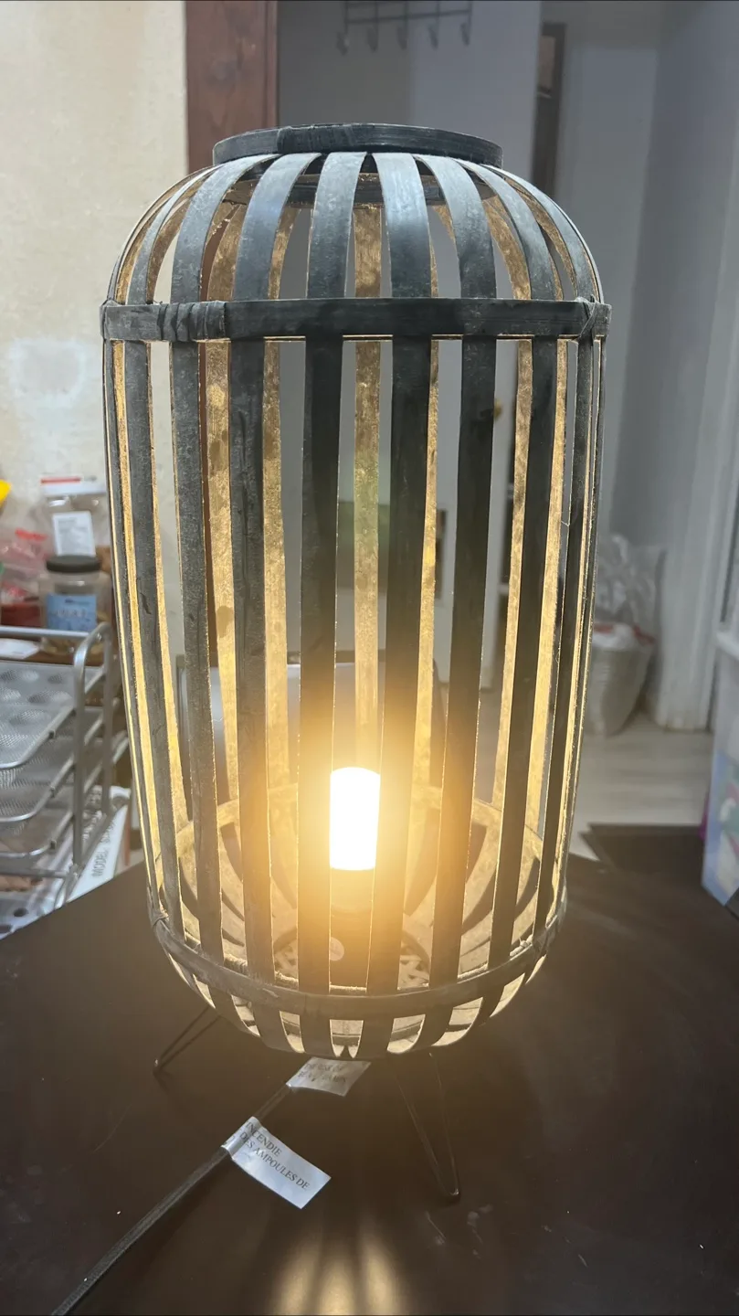 IKEA Lantern Lamp - Black Metal image indicator(3)