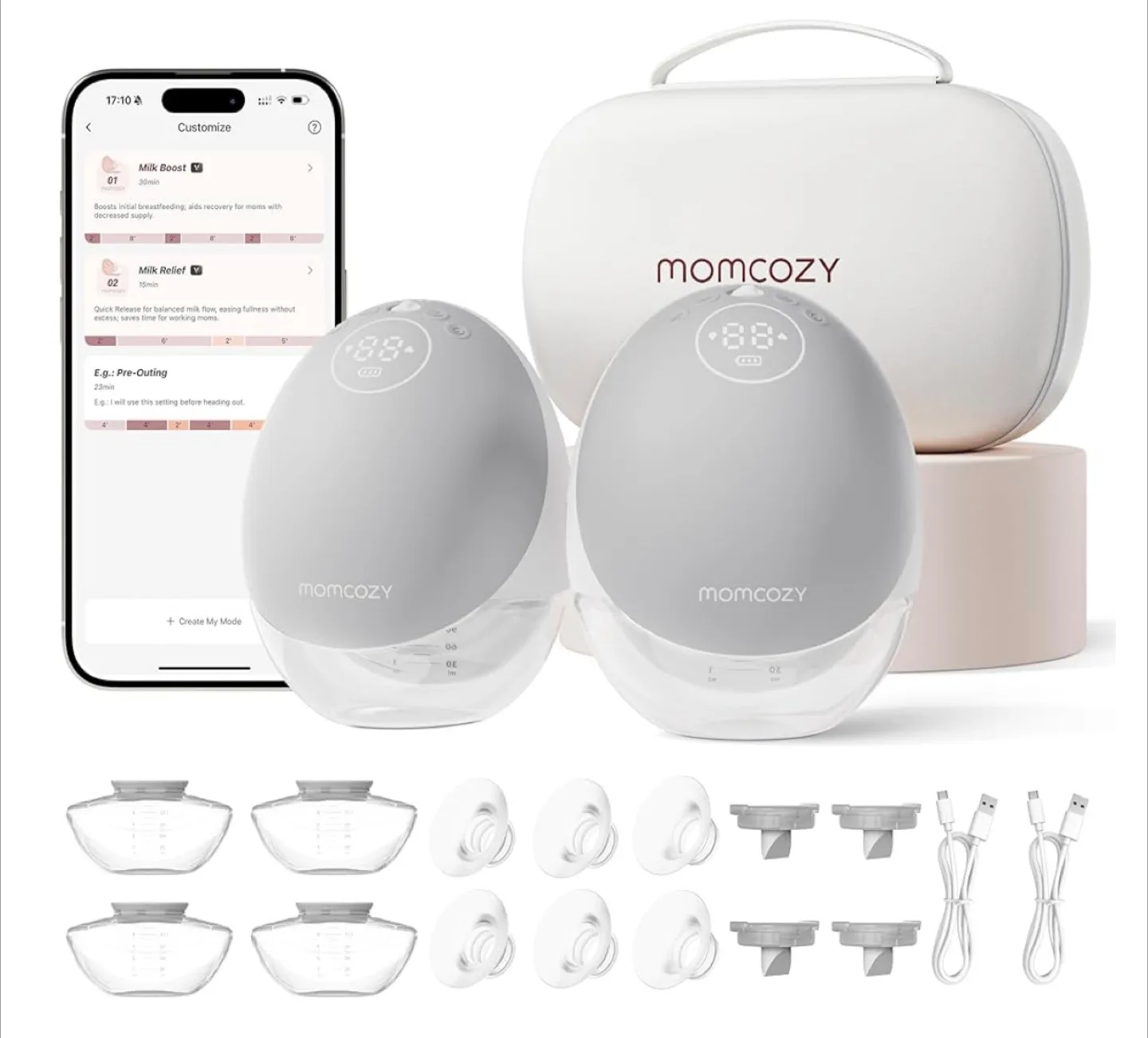 Brand New in Box MomCozy M9 Wearable Pump