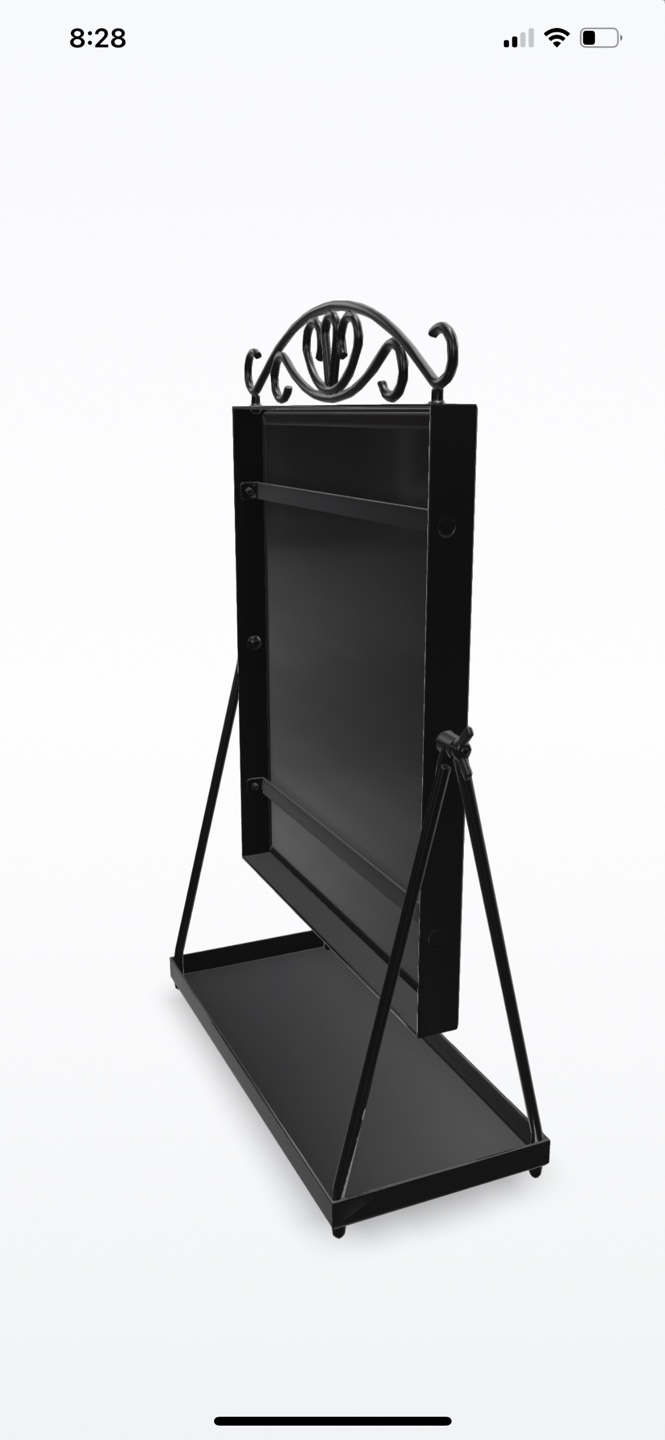 🇨🇦 IKEA Black Vanity Mirror with Stand - photo 5