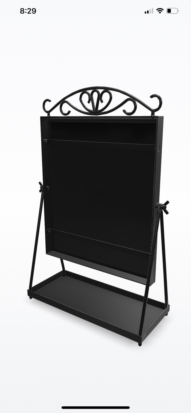 🇨🇦 IKEA Black Vanity Mirror with Stand - photo 2