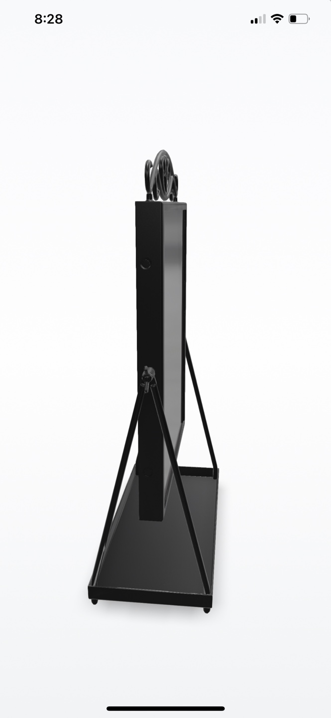 🇨🇦 IKEA Black Vanity Mirror with Stand - photo 4
