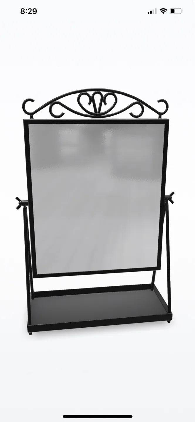 🇨🇦 IKEA Black Vanity Mirror with Stand thumbnail
