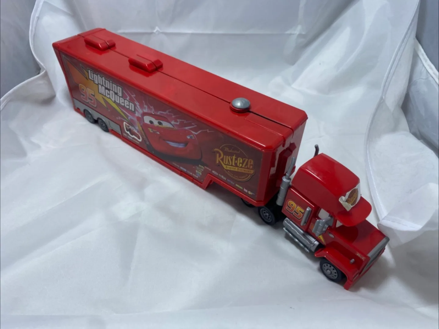 Movie Mack Hauler Semi Truck Playset Wash Truck Superliner Toy image indicator(2)