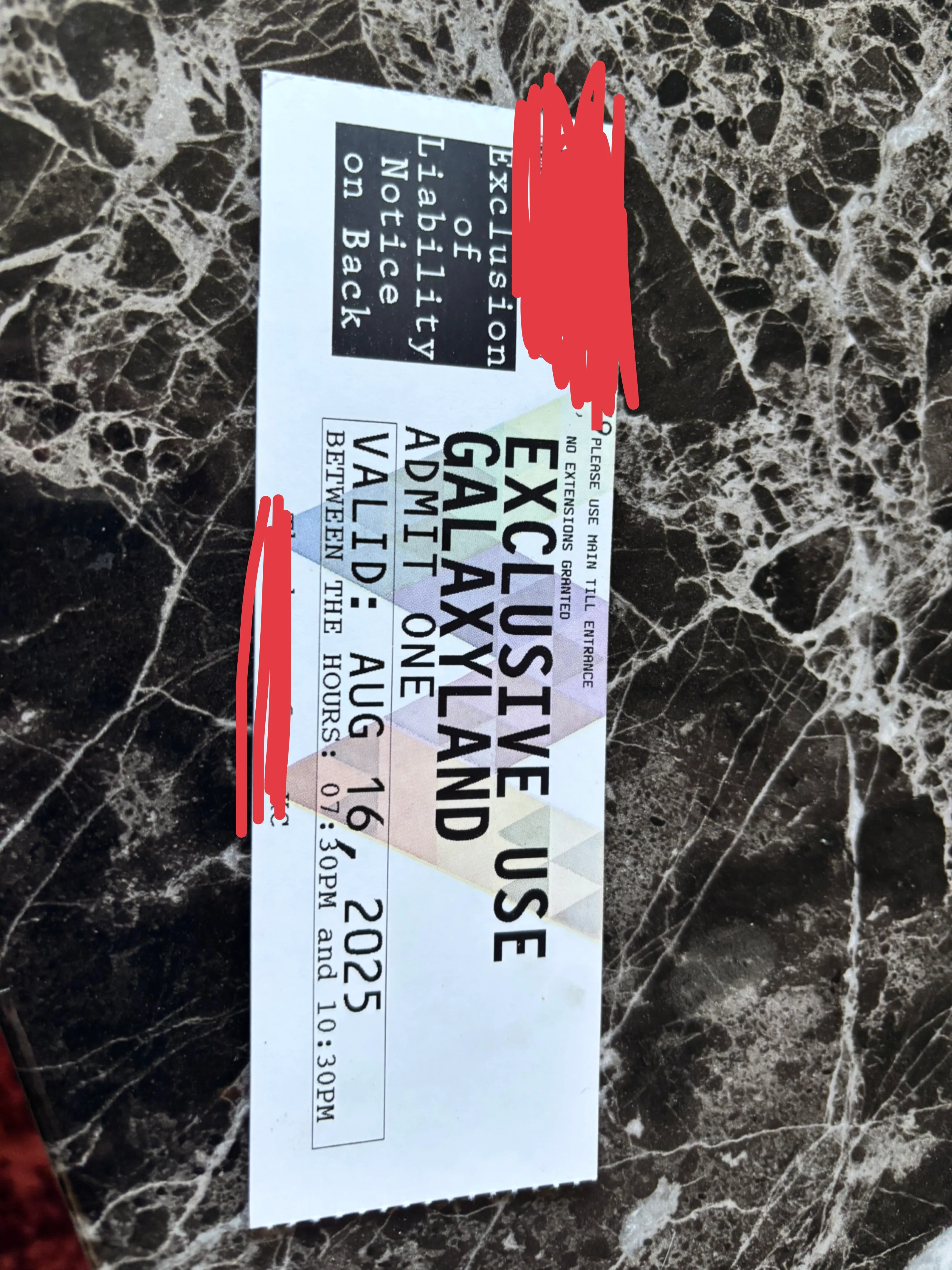 2 Exclusive Access Galaxy Land Tickets thumbnail