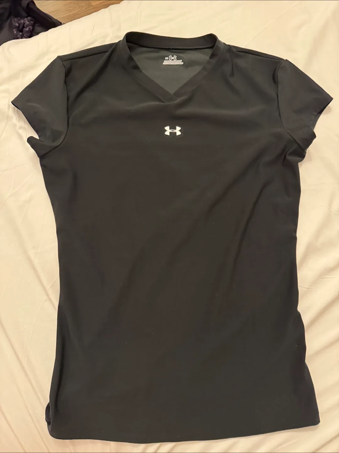 Under Armour Black V-Neck T-Shirt thumbnail