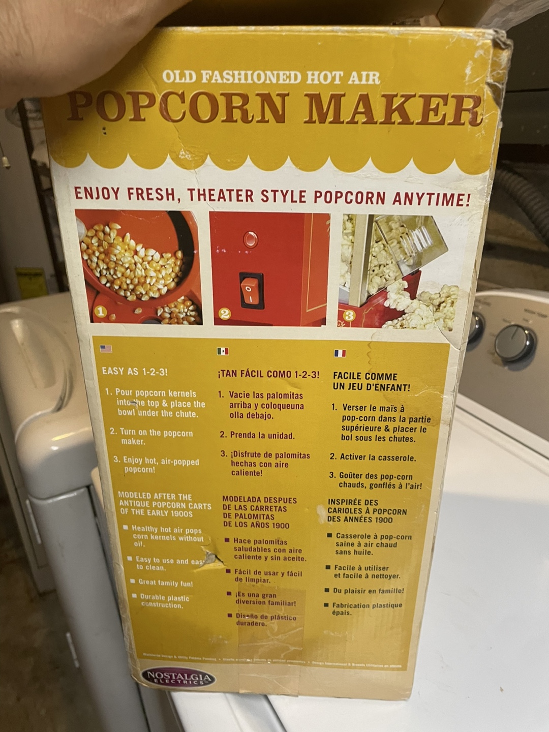Nostalgia Electrics Old Fashioned Hot Air Popcorn Maker - photo 3