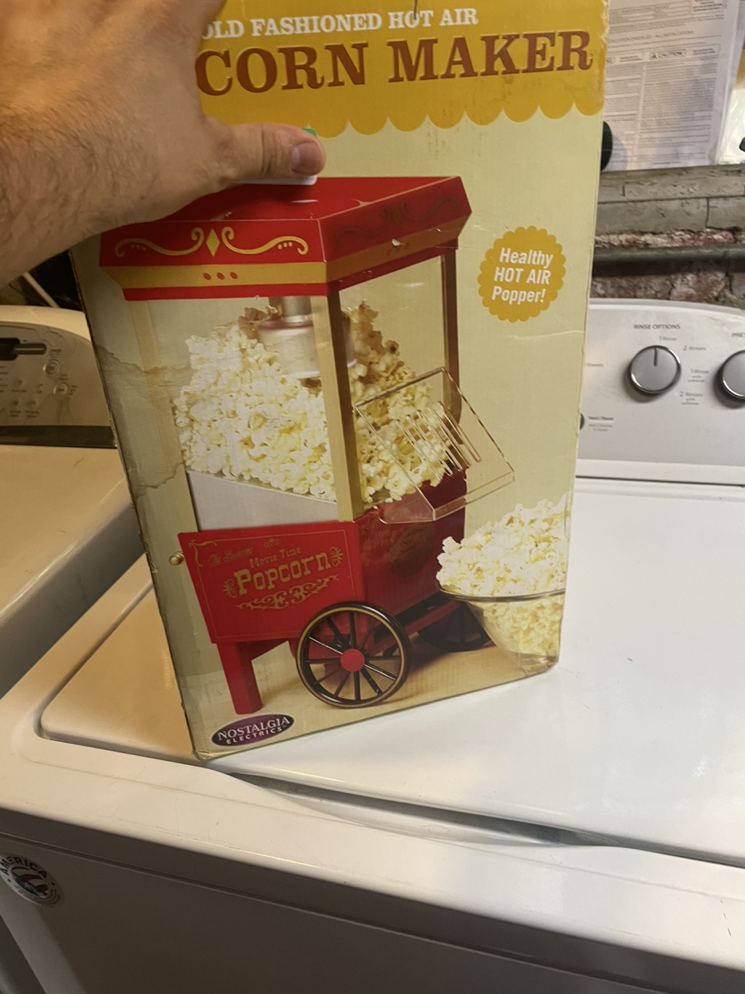 Nostalgia Electrics Old Fashioned Hot Air Popcorn Maker