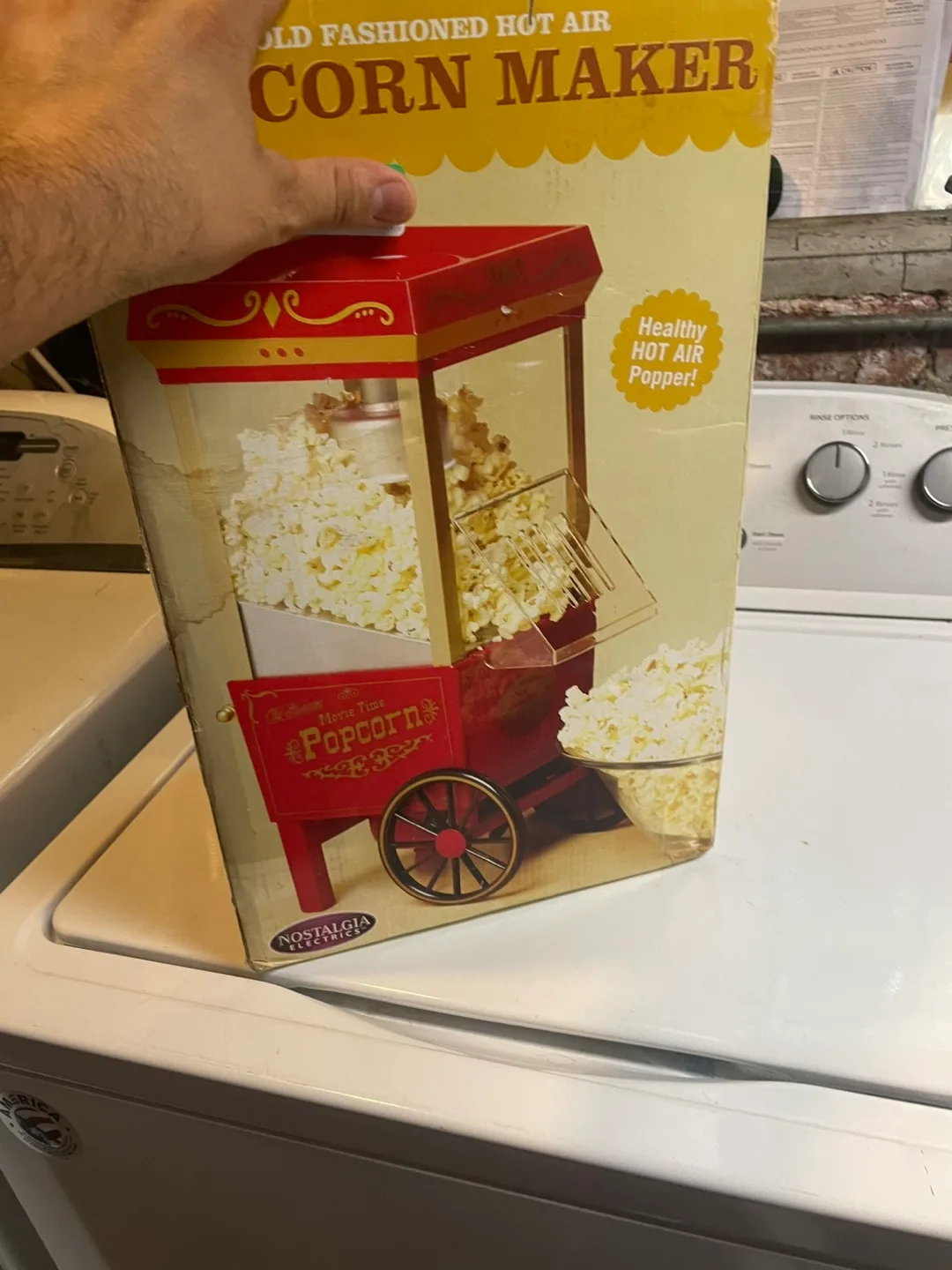Nostalgia Electrics Old Fashioned Hot Air Popcorn Maker thumbnail