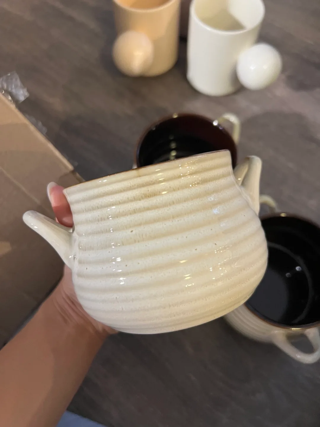 Crate & Barrel Stoneware Soup Bowls (Set of 3) thumbnail