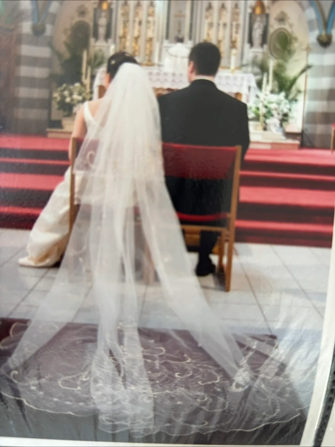 Wedding Veil - cathedral ivory thumbnail